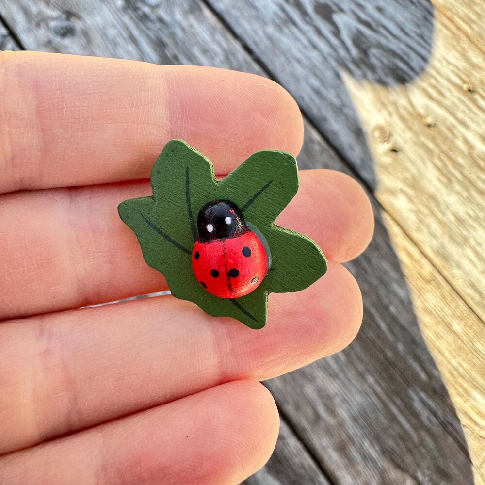 Vintage Jewelry Ladybug Brooch Ladybug Pin